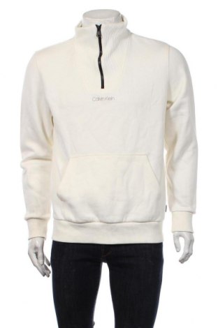 Мъжка блуза Calvin Klein, Размер M, Цвят Екрю, 50% памук, 50% полиестер, Цена 141,75 лв.