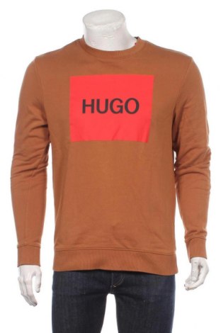 Мъжка блуза Hugo Boss, Размер M, Цвят Кафяв, 98% памук, 2% еластан, Цена 284,25 лв.