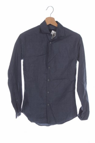 Ανδρικό πουκάμισο Cotton On, Μέγεθος XXS, Χρώμα Μπλέ, 65% πολυεστέρας, 35% βαμβάκι, Τιμή 20,13 €