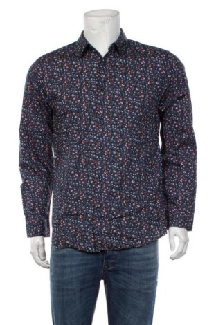 Мъжка риза Premium By Jack & Jones, Размер L, Цвят Син, Памук, Цена 35,70 лв.