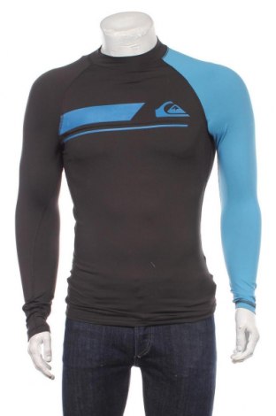 Мъжка спортна блуза Quiksilver, Размер M, Цвят Сив, 92% полиамид, 8% еластан, Цена 62,30 лв.