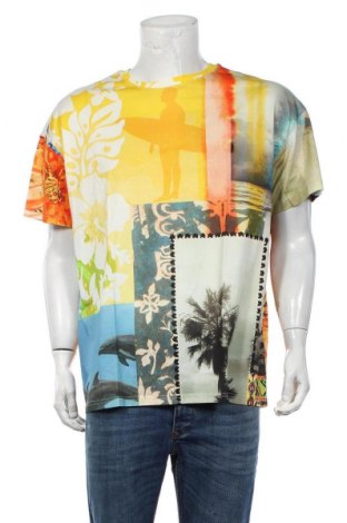 Ανδρικό t-shirt Desigual, Μέγεθος M, Χρώμα Πολύχρωμο, Βαμβάκι, Τιμή 32,12 €