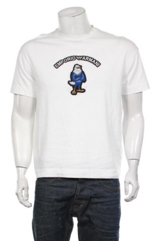 Ανδρικό t-shirt Emporio Armani, Μέγεθος L, Χρώμα Λευκό, Βαμβάκι, Τιμή 65,33 €
