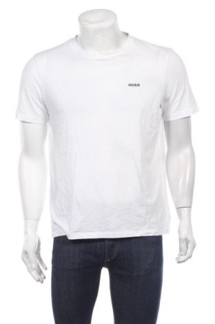 Мъжка тениска Hugo Boss, Размер M, Цвят Бял, 97% памук, 3% еластан, Цена 186,75 лв.