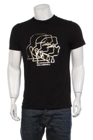 Ανδρικό t-shirt Karl Lagerfeld, Μέγεθος M, Χρώμα Μαύρο, Βαμβάκι, Τιμή 96,26 €