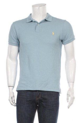 Męski T-shirt Polo By Ralph Lauren, Rozmiar M, Kolor Niebieski, Bawełna, Cena 281,47 zł