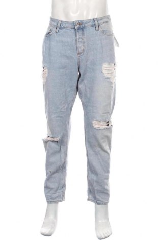 Męskie jeansy H&M, Rozmiar XL, Kolor Niebieski, Bawełna, Cena 140,74 zł
