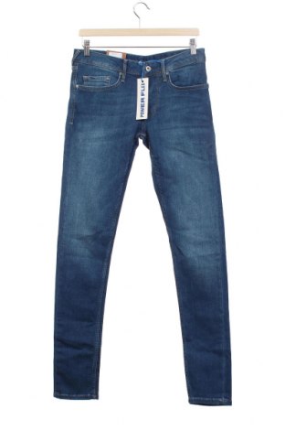 Мъжки дънки Pepe Jeans, Размер M, Цвят Син, 83% памук, 14% полиестер, 3% еластан, Цена 132,30 лв.