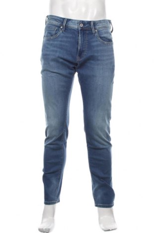 Мъжки дънки Pepe Jeans, Размер M, Цвят Син, 77% памук, 21% полиестер, 2% еластан, Цена 134,25 лв.