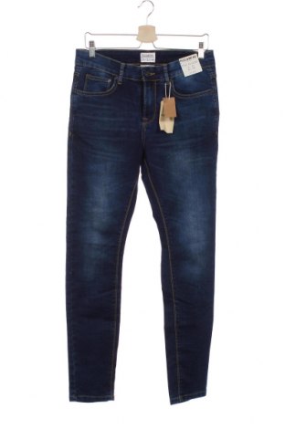Męskie jeansy Pull&Bear, Rozmiar M, Kolor Niebieski, 82% bawełna, 16% poliester, 2% elastyna, Cena 166,32 zł