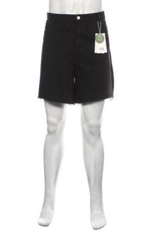 Мъжки къс панталон C&A, Размер XL, Цвят Черен, 99% памук, 1% еластан, Цена 36,75 лв.