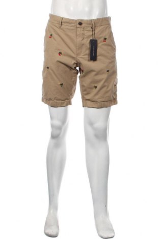 Мъжки къс панталон Tommy Hilfiger, Размер M, Цвят Бежов, Памук, Цена 126,75 лв.