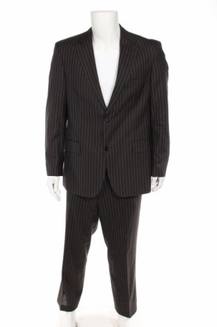 Мъжки костюм Hugo Boss, Размер L, Цвят Кафяв, 50% вълна, 50% коприна, Цена 282,00 лв.