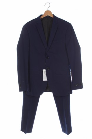 Férfi öltöny Premium By Jack & Jones, Méret M, Szín Kék, 78% poliészter, 17% viszkóz, 5% elasztán, Ár 45 824 Ft