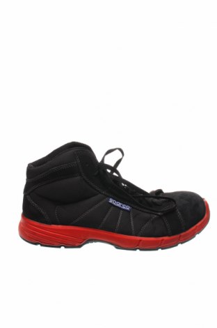 Ανδρικά παπούτσια, Μέγεθος 46, Χρώμα Μαύρο, Φυσικό σουέτ, κλωστοϋφαντουργικά προϊόντα, Τιμή 40,92 €