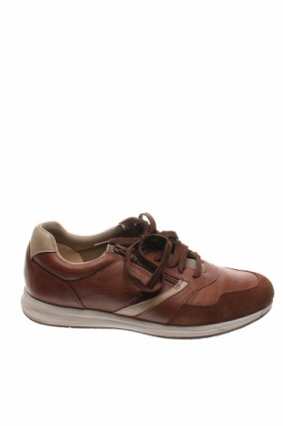 Мъжки обувки Geox, Размер 42, Цвят Кафяв, Естествена кожа, естествен велур, Цена 153,30 лв.
