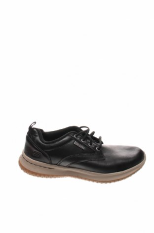 Мъжки обувки Skechers, Размер 40, Цвят Черен, Естествена кожа, Цена 57,75 лв.