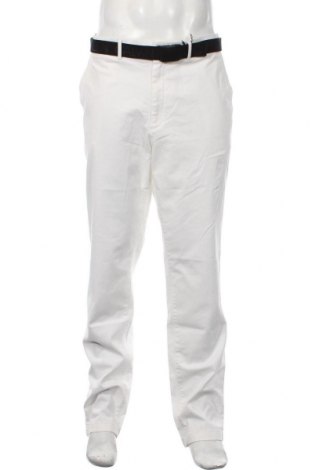 Pantaloni de bărbați Calvin Klein, Mărime XXL, Culoare Alb, 97% bumbac, 3% elastan, Preț 527,30 Lei