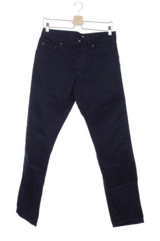 Мъжки панталон Hackett, Размер M, Цвят Син, Памук, Цена 216,75 лв.