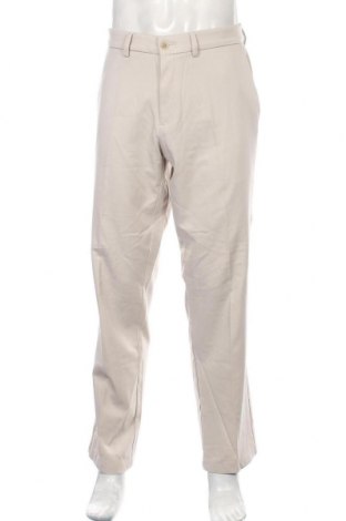 Мъжки панталон Haggar, Размер XL, Цвят Бежов, Полиестер, Цена 38,85 лв.
