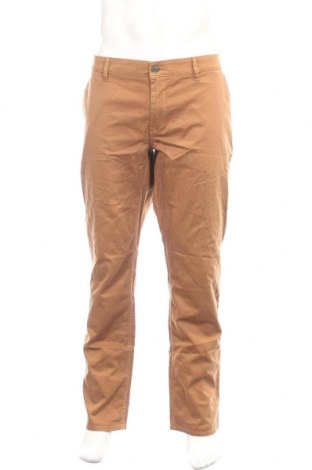 Pantaloni de bărbați Hugo Boss, Mărime XL, Culoare Maro, 97% bumbac, 3% elastan, Preț 517,26 Lei