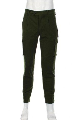 Pantaloni de bărbați Khujo, Mărime M, Culoare Verde, 97% bumbac, 3% elastan, Preț 389,14 Lei