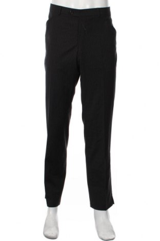 Мъжки панталон Oscar Jacobson, Размер L, Цвят Черен, 54% полиестер, 44% вълна, 2% еластан, Цена 147,00 лв.