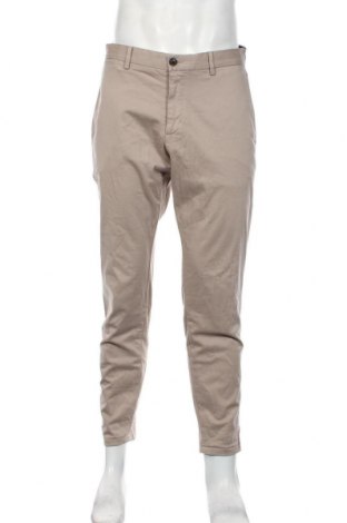 Pantaloni de bărbați Tommy Hilfiger, Mărime L, Culoare Bej, 98% bumbac, 2% elastan, Preț 481,25 Lei