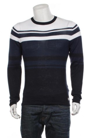 Мъжки пуловер Blend, Размер S, Цвят Син, Памук, Цена 59,25 лв.