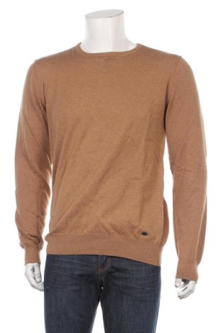 Мъжки пуловер Blend, Размер L, Цвят Бежов, 100% памук, Цена 59,25 лв.
