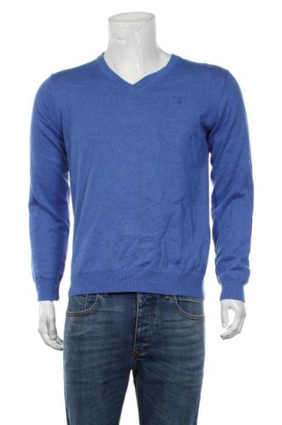Ανδρικό πουλόβερ Gant, Μέγεθος M, Χρώμα Μπλέ, Βαμβάκι, Τιμή 141,29 €