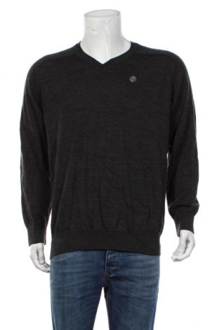 Мъжки пуловер NNT, Размер XL, Цвят Сив, Вълна, Цена 33,60 лв.