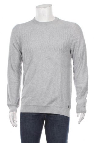Мъжки пуловер Premium By Jack & Jones, Размер L, Цвят Сив, 50% памук, 50% полиестер, Цена 62,30 лв.