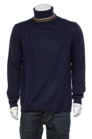 Мъжки пуловер Tailored Originals, Размер XL, Цвят Син, 50% акрил, 28% вълна, 22% полиамид, Цена 111,75 лв.