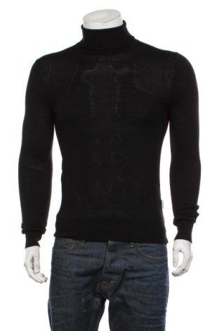 Мъжки пуловер Tiger Of Sweden, Размер S, Цвят Черен, Мерино, Цена 202,30 лв.
