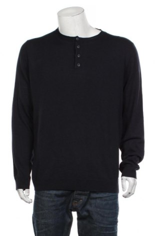 Męski sweter Tom Tailor, Rozmiar XL, Kolor Niebieski, 85% poliakryl, 15% len, Cena 177,92 zł
