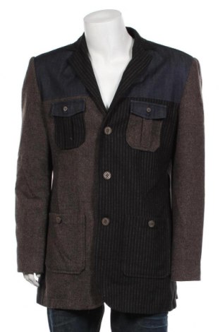 Мъжко палто, Размер XL, Цвят Многоцветен, 60% полиестер, 30% вълна, 10% полиакрил, Цена 132,30 лв.