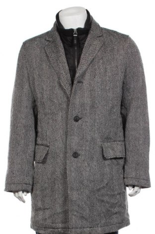 Мъжко палто S.Oliver, Размер XL, Цвят Черен, 70% полиестер, 30% вълна, Цена 89,25 лв.