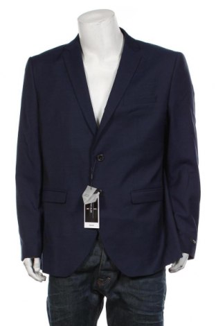 Мъжко сако Premium By Jack & Jones, Размер XL, Цвят Син, 77% полиестер, 22% вълна, 1% еластан, Цена 139,30 лв.