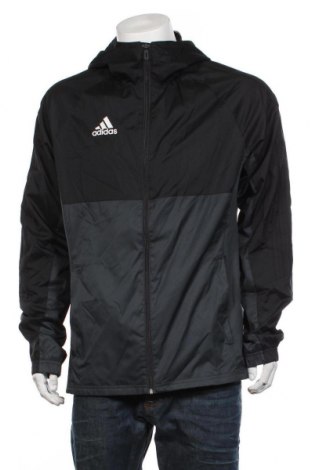 Ανδρικό αθλητικό μπουφάν Adidas, Μέγεθος M, Χρώμα Μαύρο, Πολυεστέρας, Τιμή 43,52 €