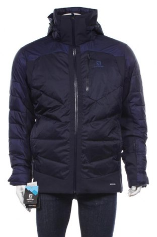 Pánská bunda pro zimní sporty  Salomon, Velikost L, Barva Modrá, 84% polyamide, 16% polyester, Cena  3 546,00 Kč