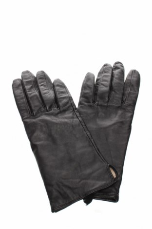 Ръкавици H&M, Цвят Черен, Естествена кожа, Цена 54,60 лв.