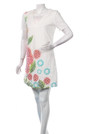 Φόρεμα Desigual, Μέγεθος M, Χρώμα Λευκό, Βαμβάκι, Τιμή 76,73 €
