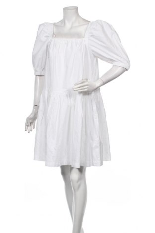 Φόρεμα Gina Tricot, Μέγεθος S, Χρώμα Λευκό, Βαμβάκι, Τιμή 26,68 €