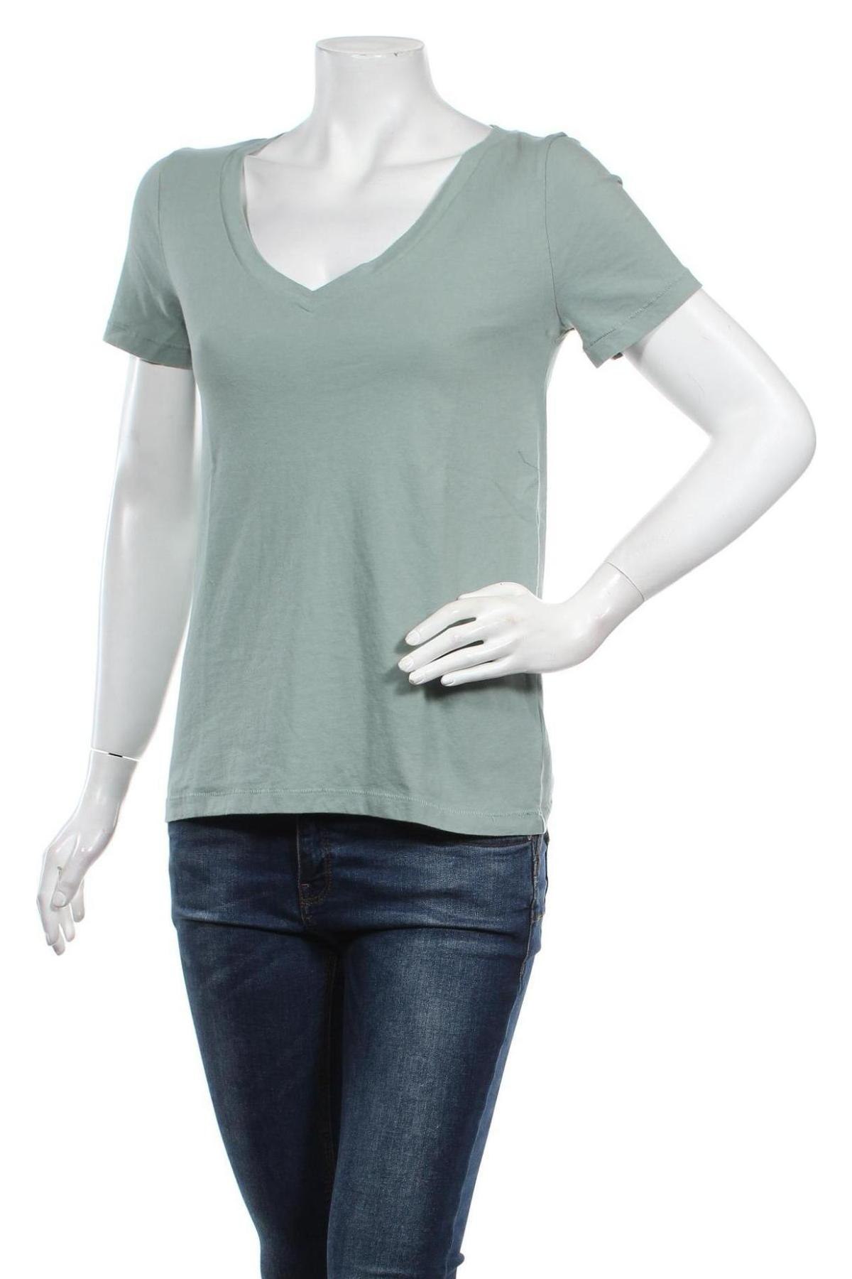 Γυναικείο t-shirt Gap, Μέγεθος XS, Χρώμα Πράσινο, Βαμβάκι, Τιμή 11,86 €