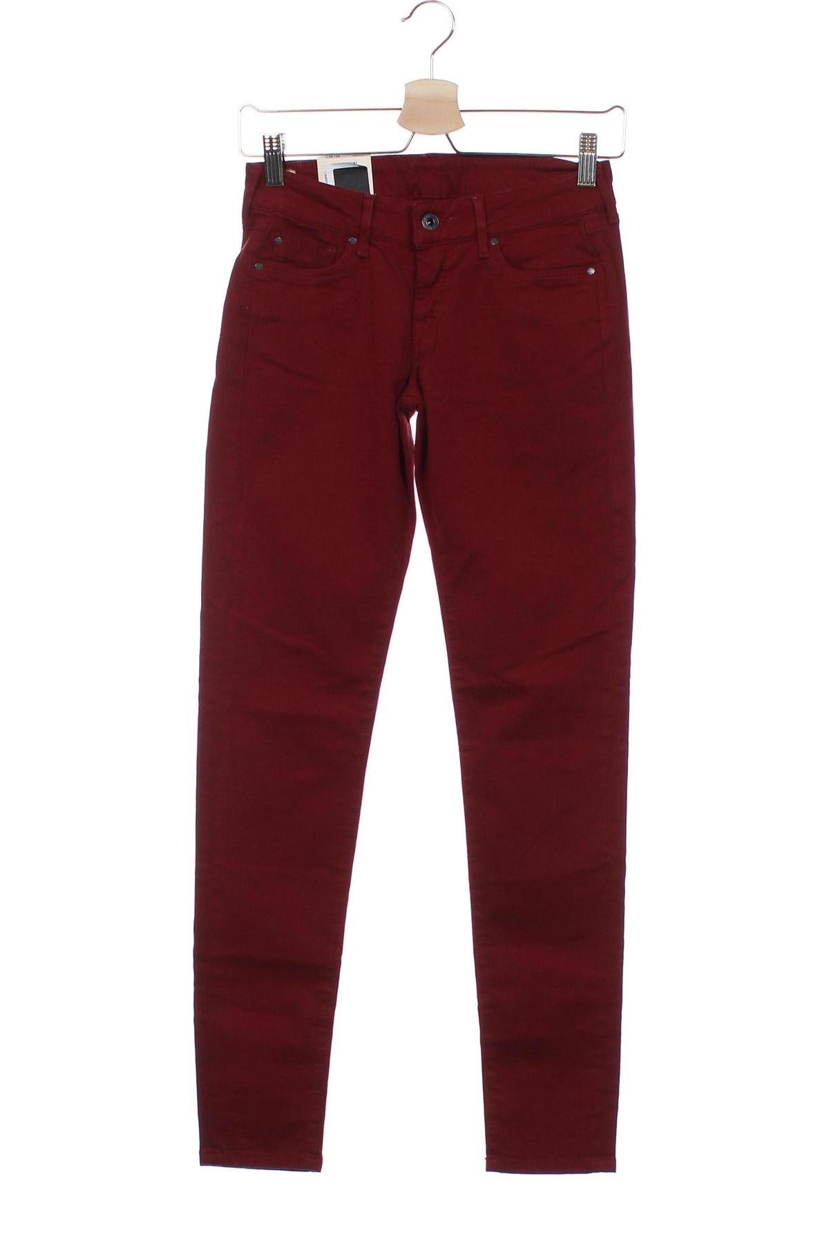 Γυναικείο παντελόνι Pepe Jeans, Μέγεθος XS, Χρώμα Κόκκινο, Τιμή 34,10 €