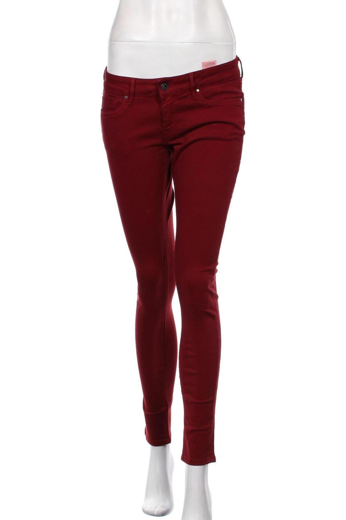 Γυναικείο παντελόνι Pepe Jeans, Μέγεθος L, Χρώμα Κόκκινο, Τιμή 34,10 €