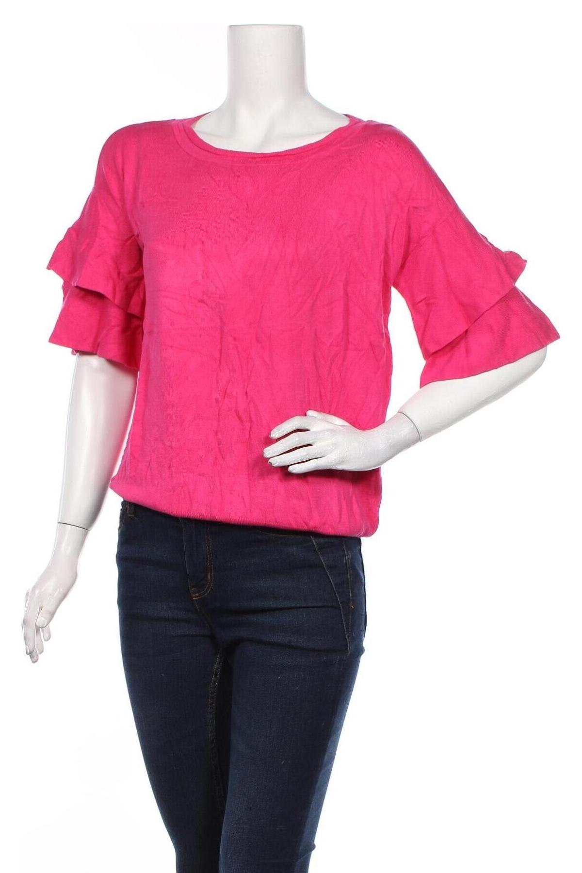 Дамски пуловер Comma,, Размер M, Цвят Розов, 81% вискоза, 19% полиамид, Цена 67,60 лв.
