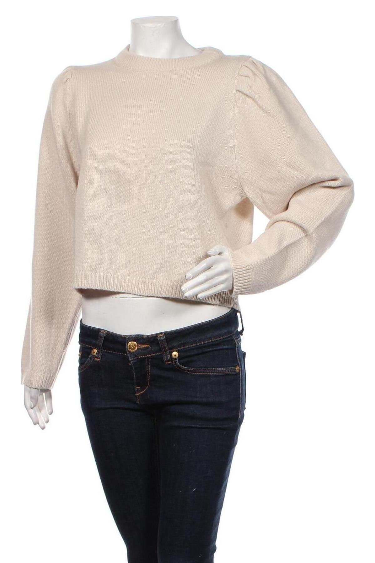 Дамски пуловер ONLY, Размер XL, Цвят Бежов, Цена 31,60 лв.