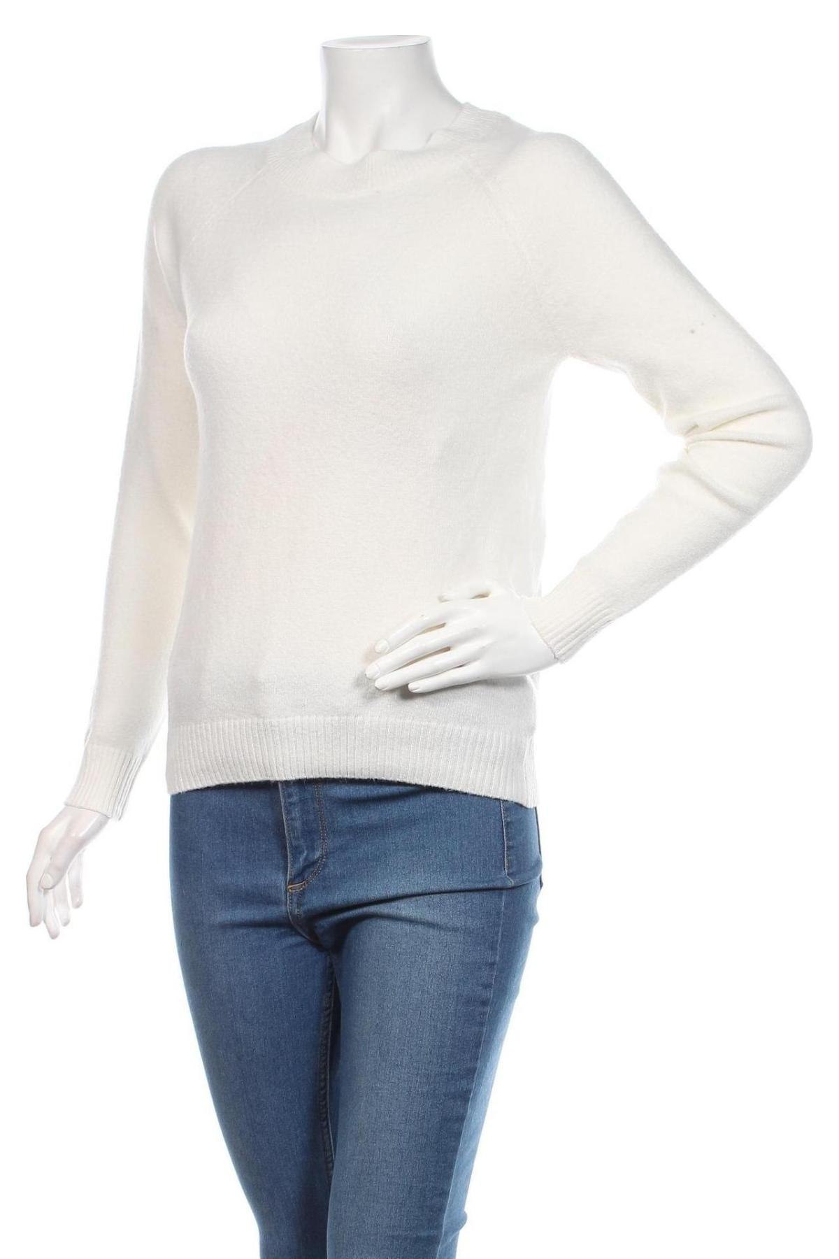Дамски пуловер Vero Moda, Размер XS, Цвят Бял, 94% полиестер, 3% еластан, 3% полиамид, Цена 59,25 лв.